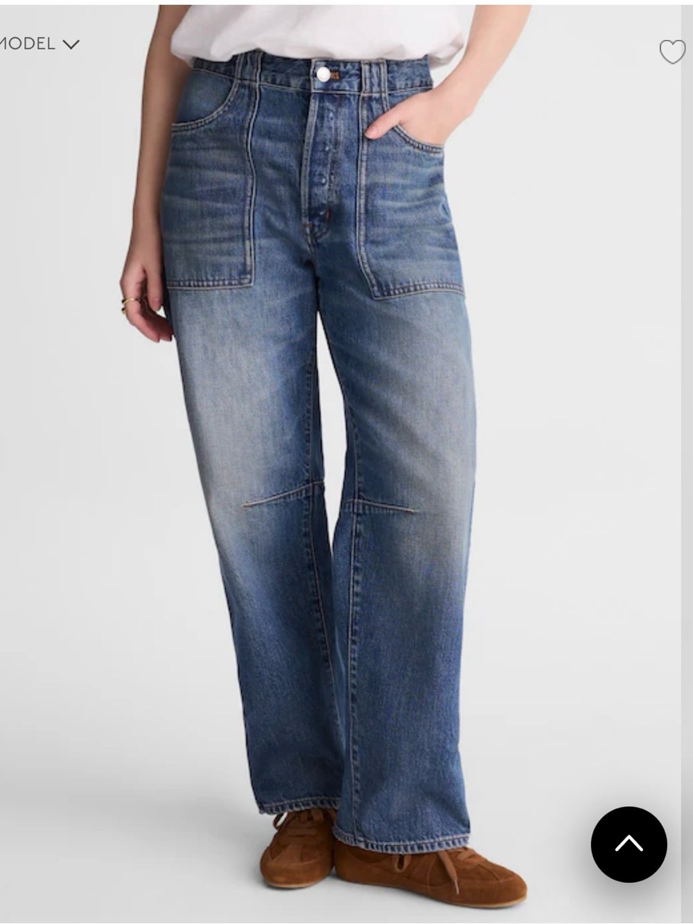 Madewell barrel leg jean size 26